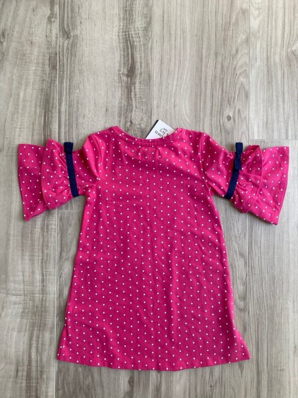 Crown and Ivy Bell Ruffle Bow Sleeve Dress - Picture 4 of 6